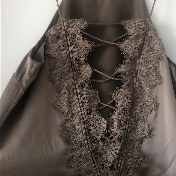 Silk and lace camisole - Picture 3 of 4